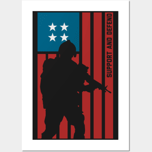 Support and Defend Posters and Art